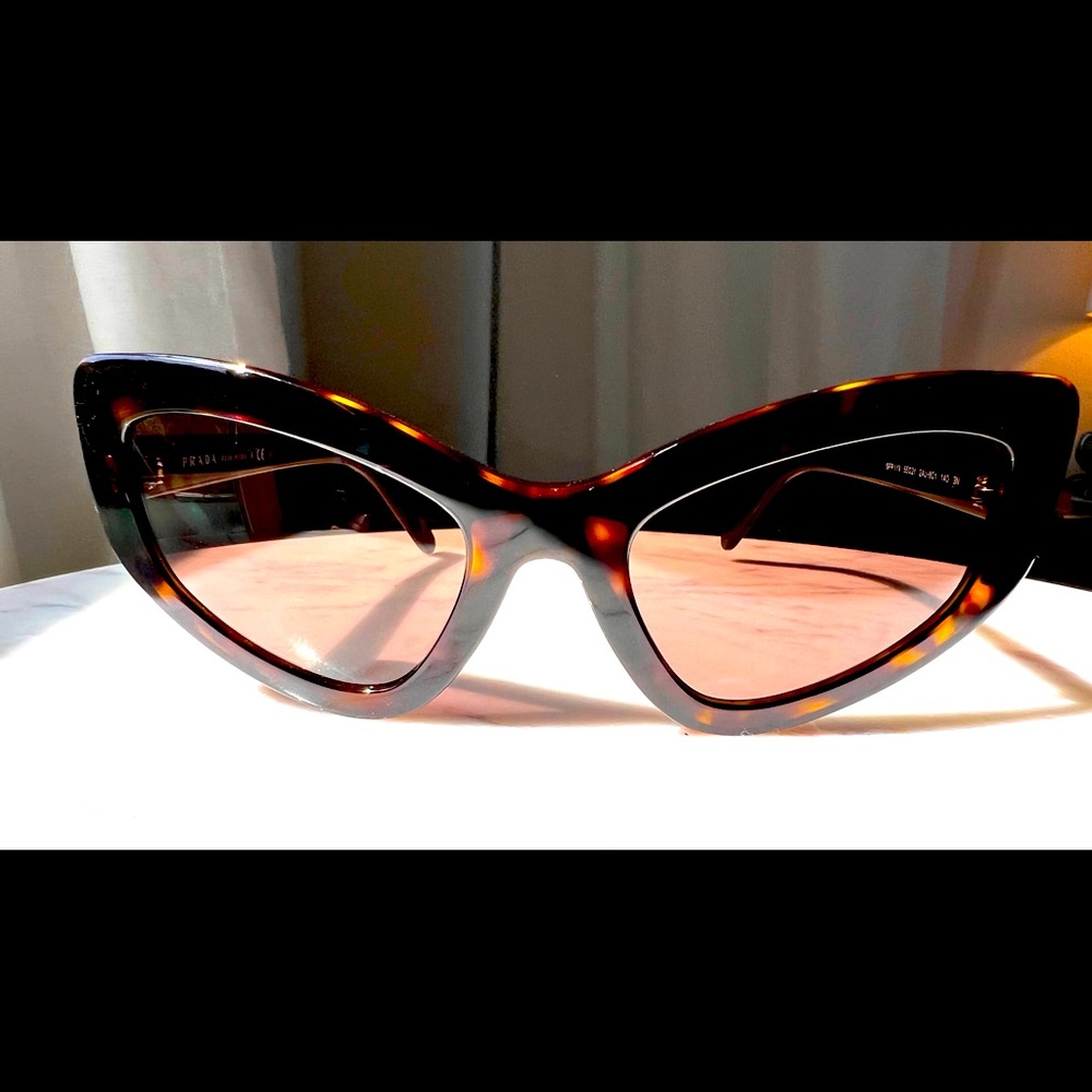 Prada Cat eye tortoise shell sunglasses